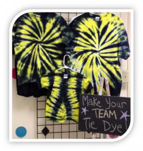 Black and Gold Tie Dye